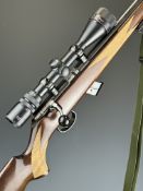 Anschutz Model 1417 .22 bolt-action rifle with chequered semi-pistol grip and forend, 10-shot