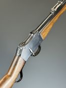 Martini-Henry .45-70 underlever action rifle with cocking indicator, sling mounts, adjustable pop-up