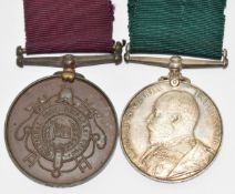 Volunteer Force Long Service & Good Conduct Medal named to 1731 Cpl C J W Daniels, 3rd Volunteer