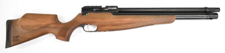 Webley Raider 12 .22 PCP carbine air rifle with textured semi-pistol grip and forend, raised cheek