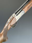 Bettinsoli Universal 12 bore over and under ejector shotgun with named and engraved locks and