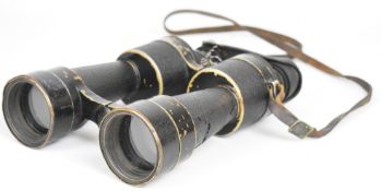 German WW2 Nazi Third Reich Kriegsmarine 10x50 binoculars marked Huet Paris No 3875
