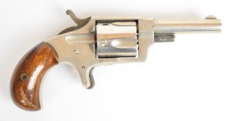 Hopkins & Allen Ranger No.2 .32 rimfire five-shot single-action pocket revolver with sheath trigger,