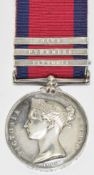 Military General Service Medal 1847 with clasps for Vittoria, Pyrenees and Nive named to Robert