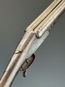 Joseph Lang & Sons 12 bore side by side ejector shotgun with named and engraved locks, engraved