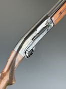 Tula MU 21-12 12 bore 3-shot semi-automatic shotgun with engraved action, chequered semi-pistol grip