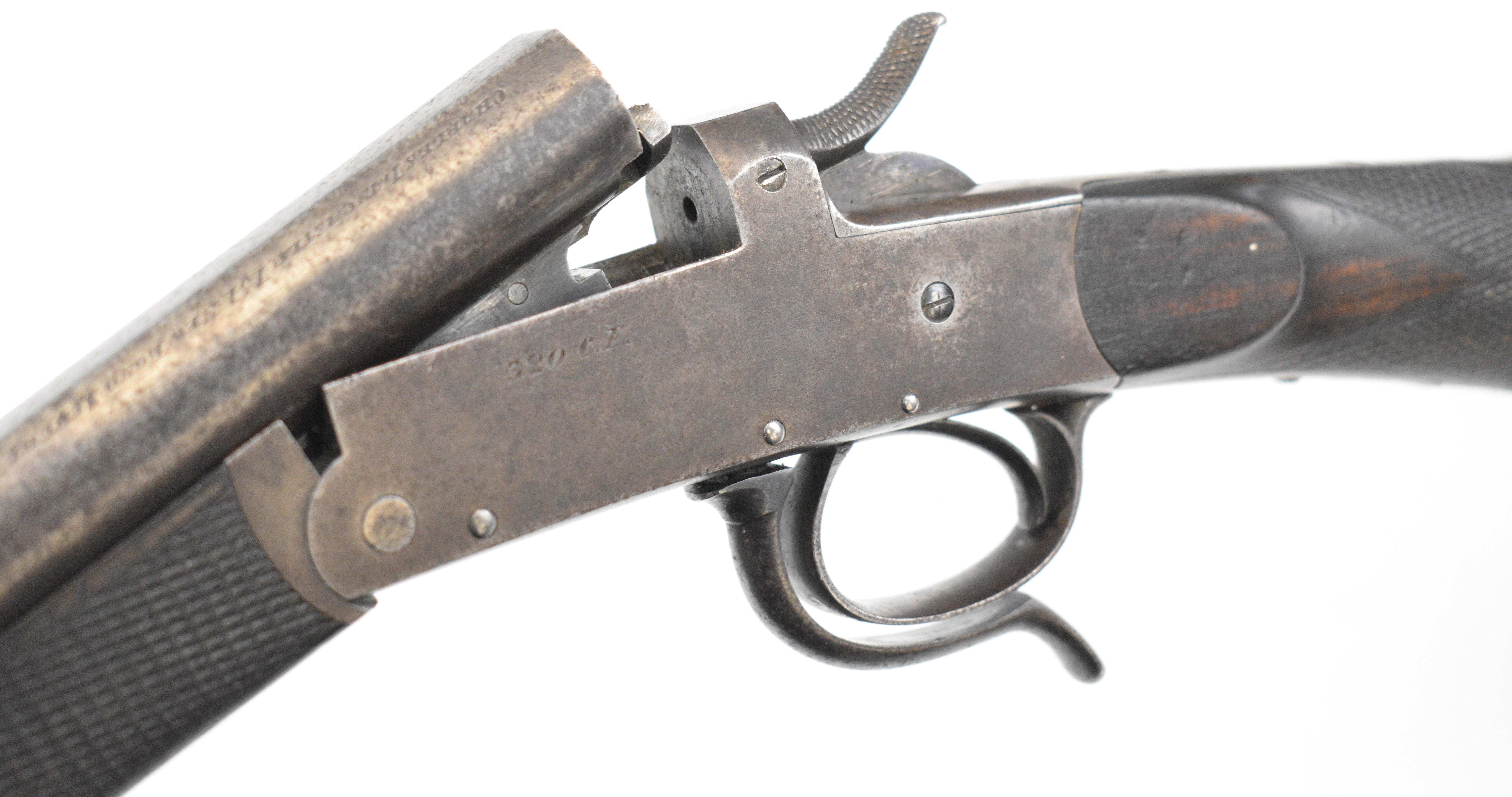 Charles Lancaster .320 hammer action rook rifle converted to .410 shotgun with push forwards - Image 20 of 42