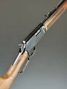 Winchester Model 9422 XTR .22 underlever-action rifle with chequered grip and forend, adjustable