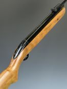 BSA Mercury Mk.II .22 air rifle with semi-pistol grip, raised cheek-piece and adjustable sights,