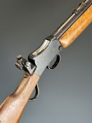 BSA Martini-Henry .220 underlever-action target rifle with named lock, Parker-Hale adjustable peep-