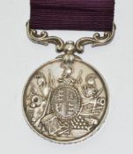 Queen Victoria Long Service & Good Conduct Medal named to 592 Sgt J Fant, District Staff Royal