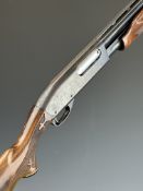 Remington 870 Wingmaster 3-shot pump-action shotgun with chequered semi-pistol grip and forend,