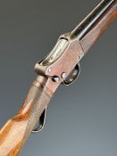 W W Greener Greener's GP Martini underlever action 12 bore single barrelled shotgun with named