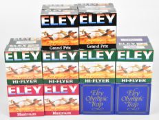 Five hundred 12 bore Eley shotgun cartridges including Maximum, Hi-Flyer and Grand Prix, all in