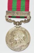 India Medal with clasp for Relief Of Chitral 1895 named to 481 Bugler Shar Singh 23rd Infantry