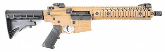 Crosman Semi Auto R1 .177  CO2 air rifle with textured pistol grip, composite tactical stock,