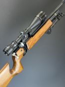 Air Arms S200 .22 PCP FAC air rifle with 10-shot magazine, sound moderator, bi-pod, adjustable