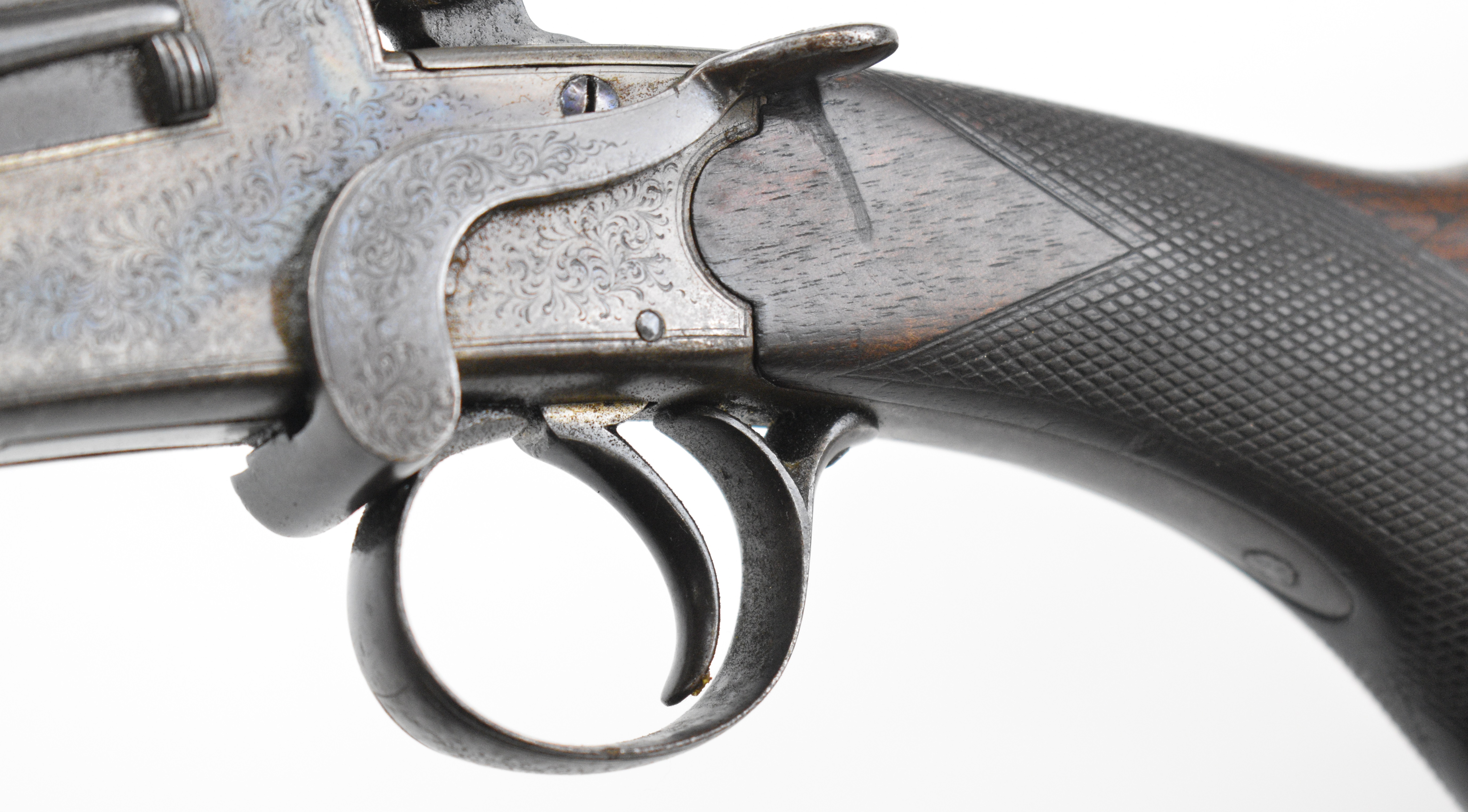 Holland & Holland .410 shotgun converted from a rook rifle with engraved action, top strap, side - Image 20 of 23