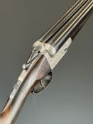 Edwinson Green of Cheltenham and Gloucester 12 bore side by side ejector shotgun with named and