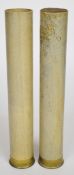 Two Eley Nobel 0 bore punt or bank gun primed cartridge cases.