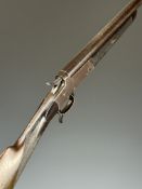 Charles Lancaster .320 hammer action rook rifle converted to .410 shotgun with push forwards
