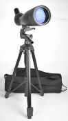 Practica 2-75x90 spotting scope with Vanguard Mk-4 tri-pod, in original carry bag.