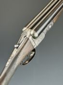 Cogswell & Harrison 12 bore side by side ejector shotgun with named and engraved locks, engraved