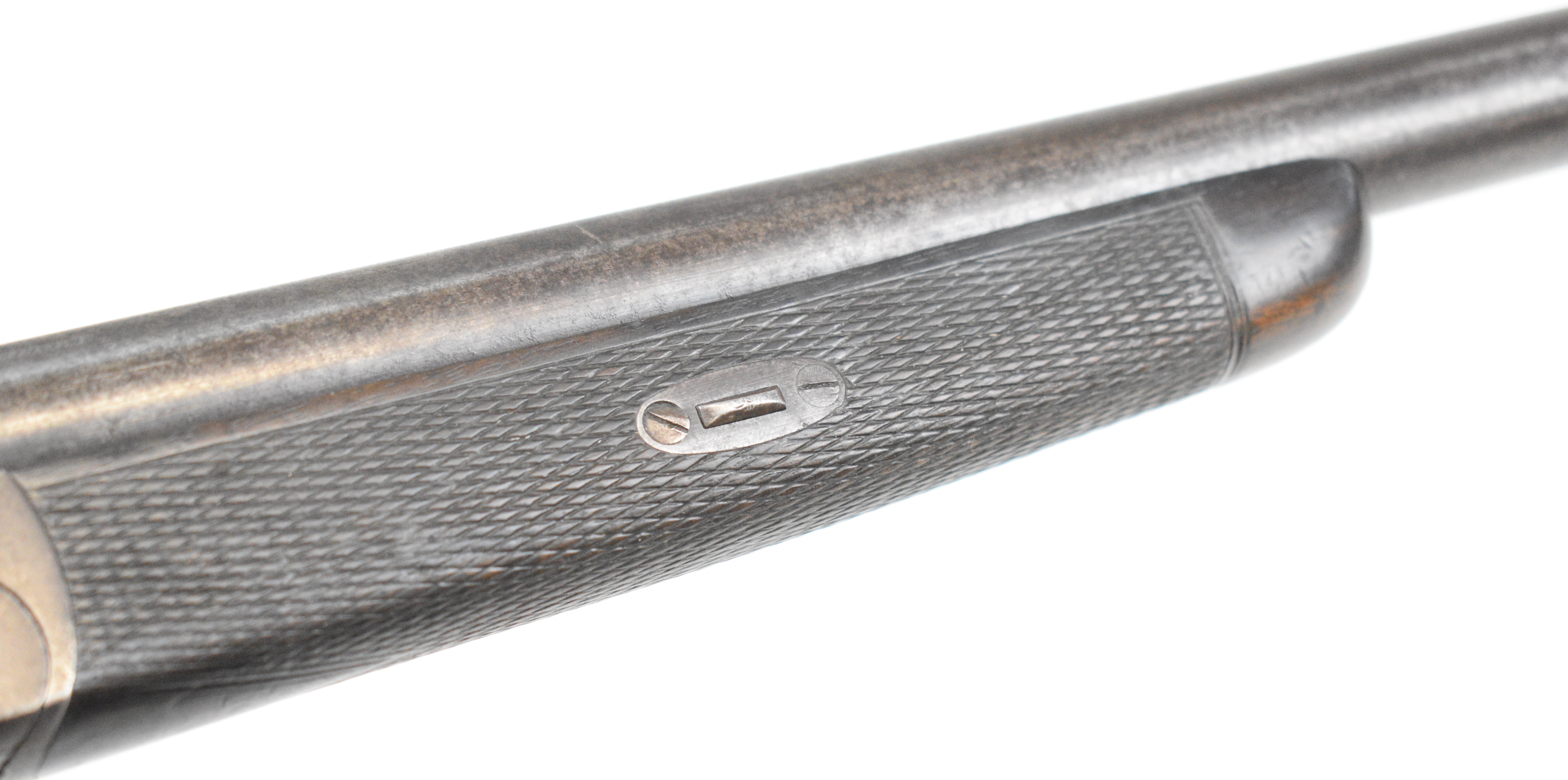 Charles Lancaster .320 hammer action rook rifle converted to .410 shotgun with push forwards - Image 33 of 42