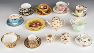 Collection of decorative teaware including Emma Bridgewater tea for one set, interior decorated
