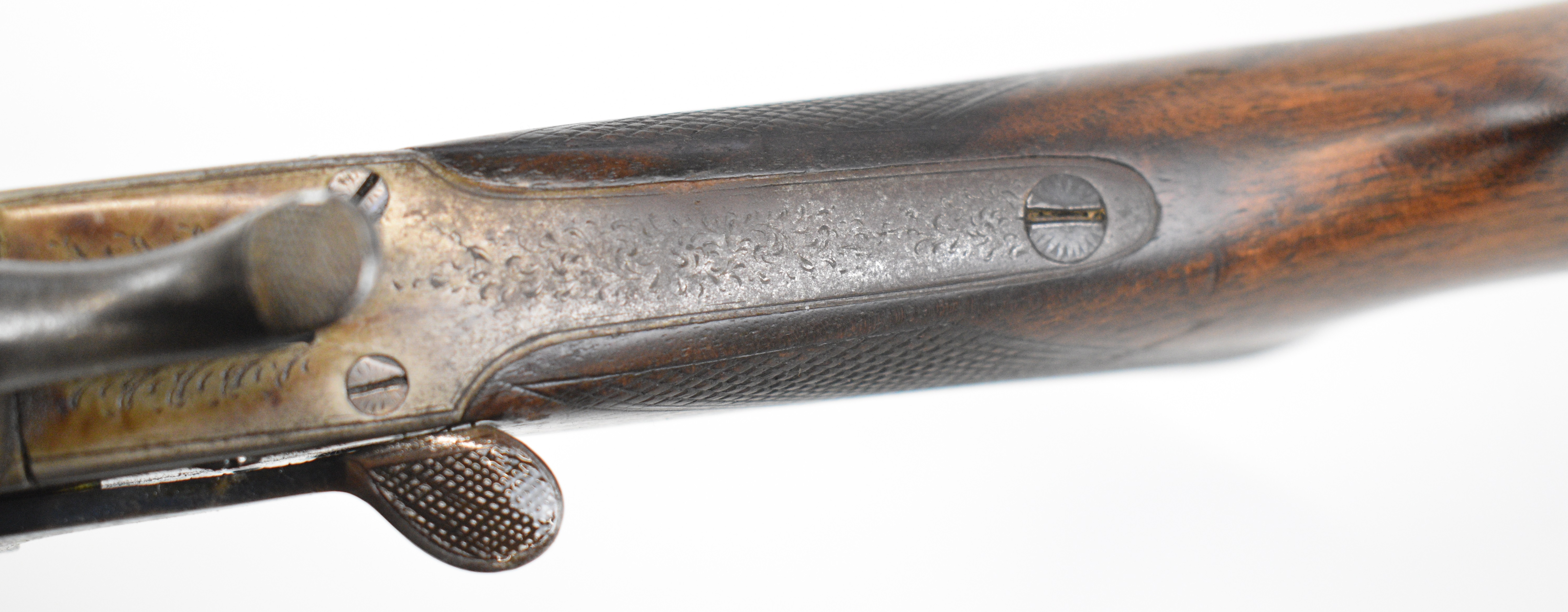 Holland & Holland .410 shotgun converted from a rook rifle with engraved action, top strap, side - Image 21 of 23