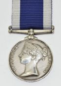 Royal Navy Queen Victoria Long Service & Good Conduct Medal named to J N Revell, Corp 36th Company