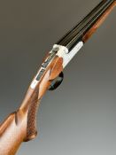 Yildiz TSE .410 side by side shotgun with laser engraved lock, underside, trigger guard and thumb