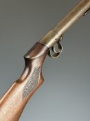 BSA .177 air rifle with named and chequered semi-pistol grip and adjustable sights, serial number