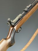 Original Model 50 .177 under-lever air rifle with chequered semi-pistol grip, adjustable trigger,