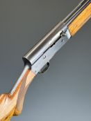 Browning A5 12 bore 3-shot semi-automatic shotgun with named action, chequered semi-pistol grip