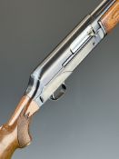 Breda 12 bore 3-shot semi-automatic shotgun with chequered semi-pistol grip and forend, vented rib