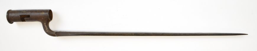 Socket bayonet stamped S & G with 42cm blade and a 10cm socket. PLEASE NOTE: WE ARE NOT ABLE TO