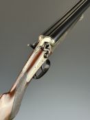 L'Abeille Manufacture D'Armes 16 bore side by side hammer action shotgun with engraved locks,