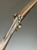 Samuel Nock of London 15 bore side by side double barrelled percussion hammer action sporting gun