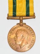 Territorial Force WW1 War Medal, name erased