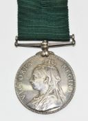 Volunteer Force Long Service & Good Conduct Medal named to 4018 BS Major R J Habbick, 1st