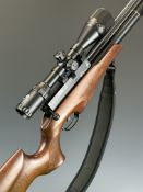 BSA Ultra CLX .177 PCP carbine air rifle with chequered semi-pistol grip and forend, raised cheek