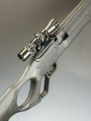 Hatsan Vectis .177 lever-action PCP air rifle with textured pistol grip, composite stock, two 15-