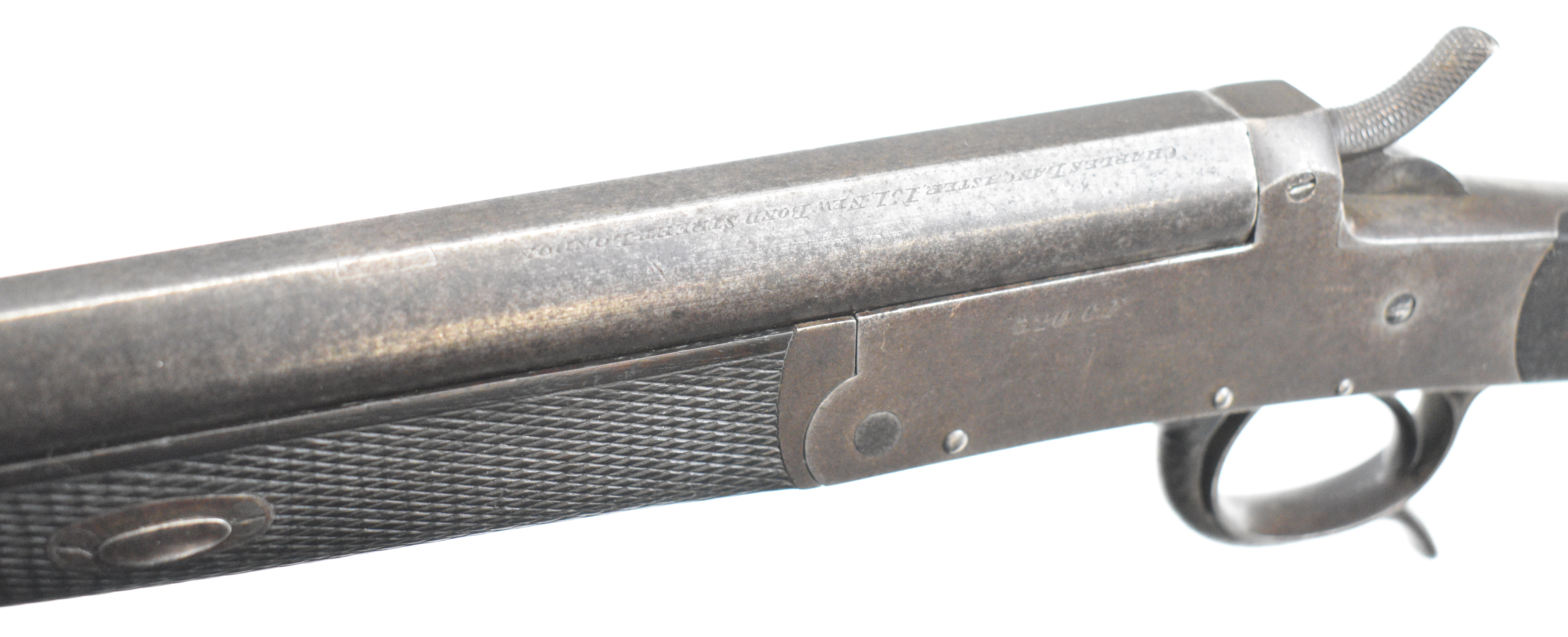 Charles Lancaster .320 hammer action rook rifle converted to .410 shotgun with push forwards - Image 38 of 42