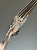 William Powell & Son 12 bore sidelock side by side ejector shotgun with named and engraved locks,