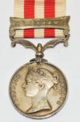 Indian Mutiny Medal 1858 with clasp for Lucknow named to H Smith, 97th Regiment of Foot