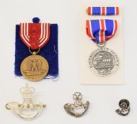 Two Light Infantry badges commissioned for sergeants mess just before amalgamation to Rifles, a