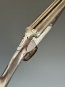 Gray & Co of Inverness 12 bore side by side ejector shotgun with named and engraved locks,