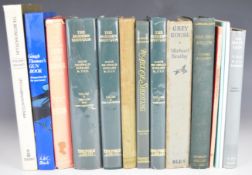 Fourteen gun and shooting related books including three volumes of The Modern Shotgun by Major Sir