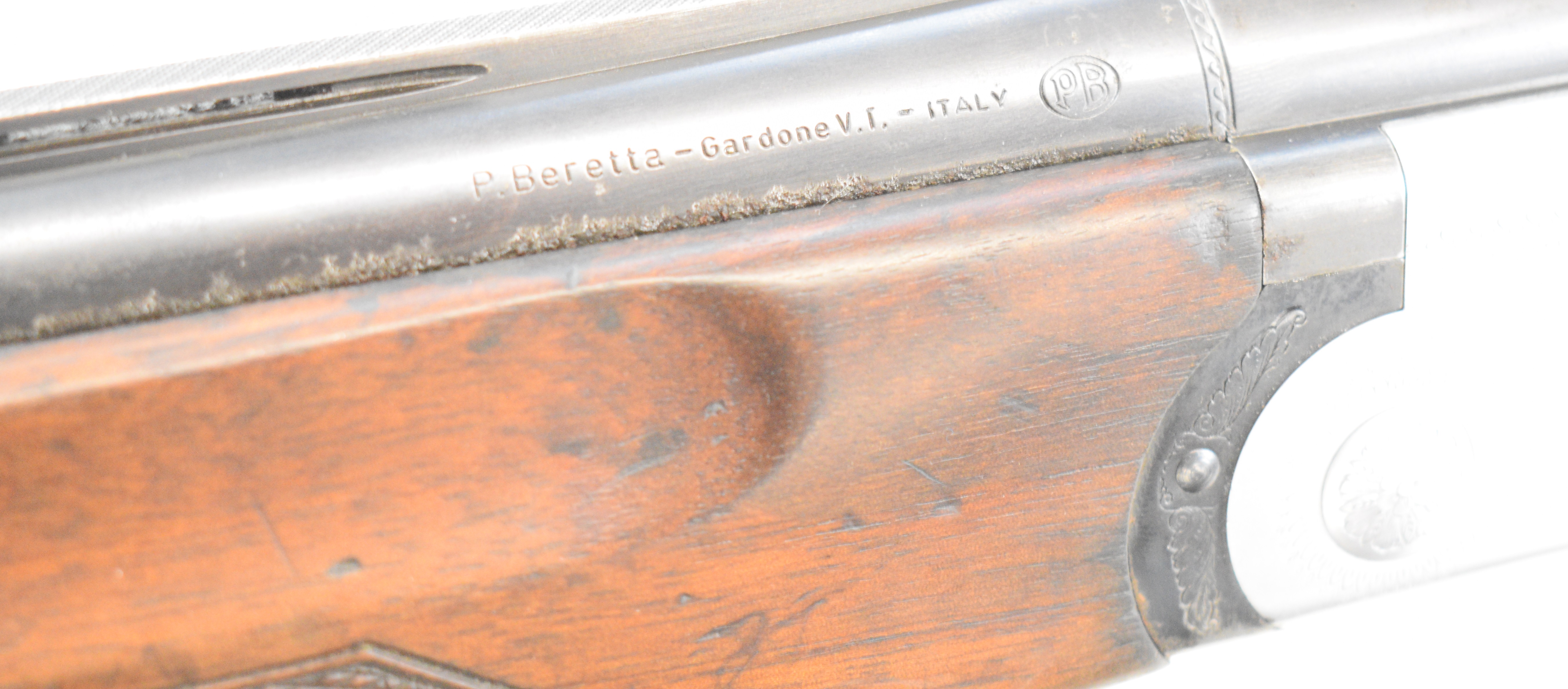 Beretta S685E 12 bore over and under ejector shotgun with engraved lock, underside, trigger guard, - Image 45 of 50